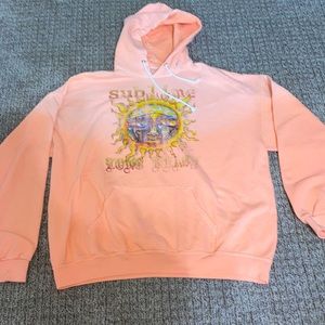 Urban Outfitters// Oversized hoodie// Pink Ombre